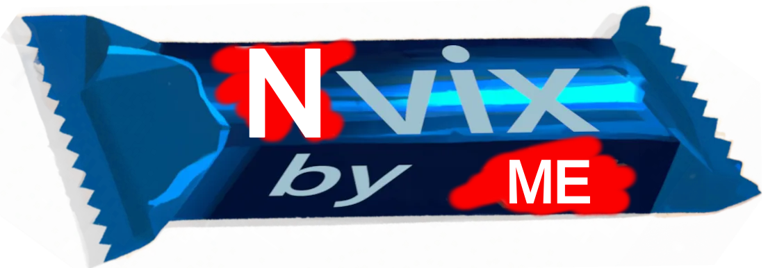 A modified version of the Tvix logo renaming it to Nvix